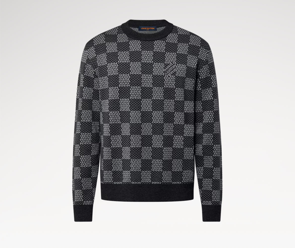 Louis Vuitton Damier Wool Sweatshirt