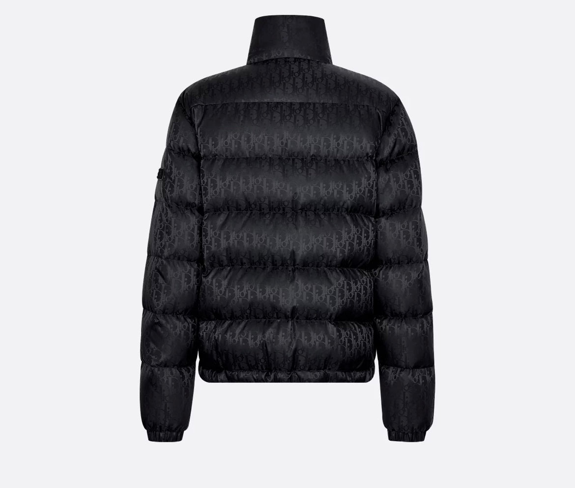 Dior Oblique Puffer Jacket Black