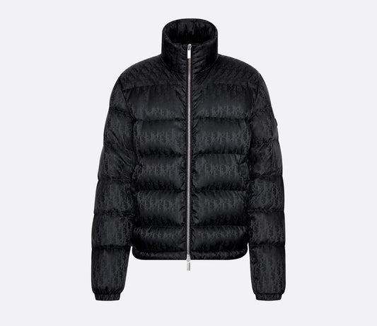 Dior Oblique Puffer Jacket Black