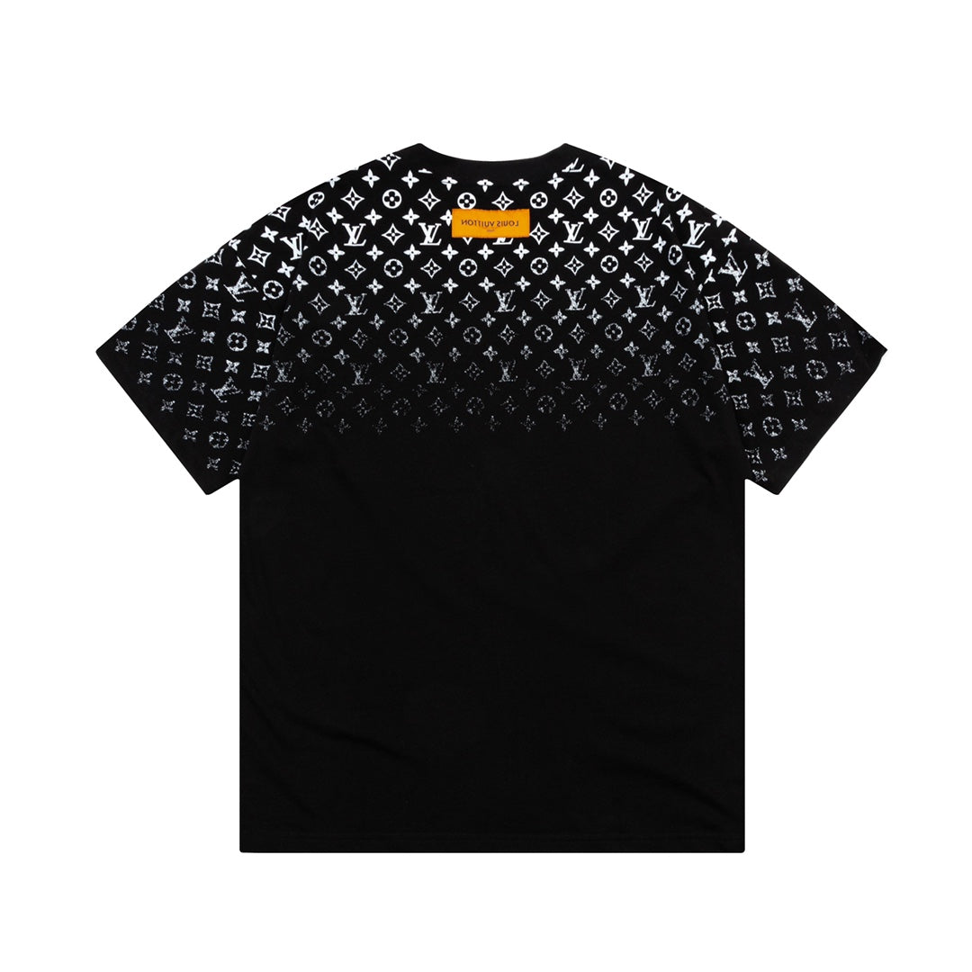 LOUIS VUITTON Monogram Black T-Shirt